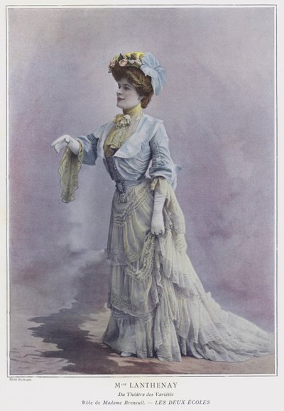 Adeline Lanthenay as Madame Breneuil in Les Deux Ecoles by Reutlinger Studio